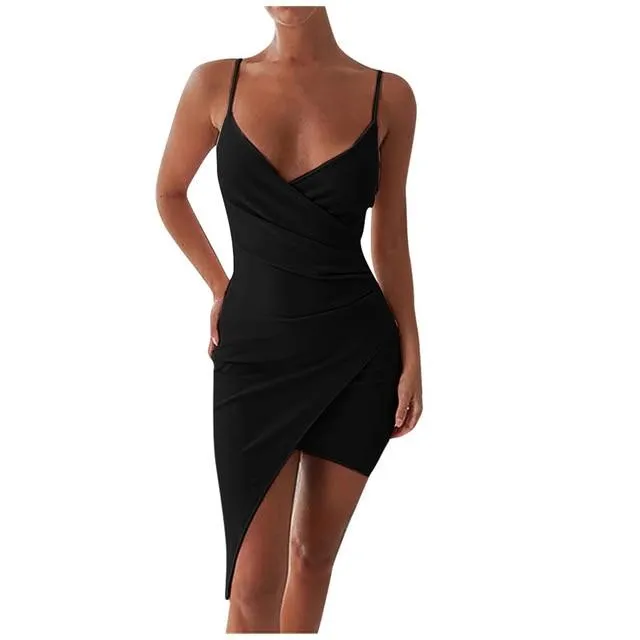 Sleeveless Wrap Dress