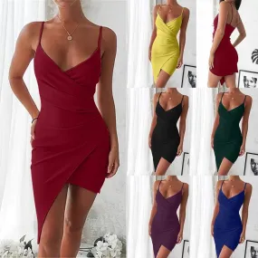 Sleeveless Wrap Dress