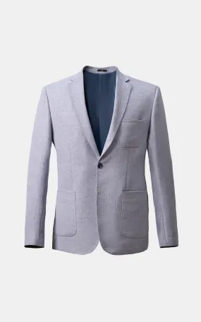 SLIM FIT CASUAL COAT LIGHT BLUE