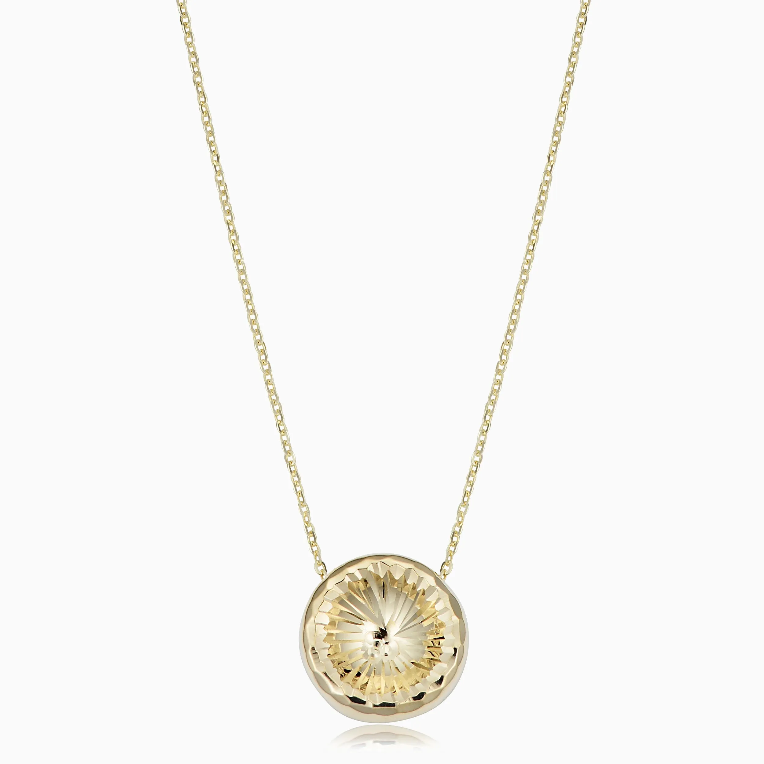 Sunburst Round Necklace