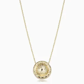 Sunburst Round Necklace