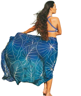 Tag Aloha Co Kalo Pareo Sarong - Blue