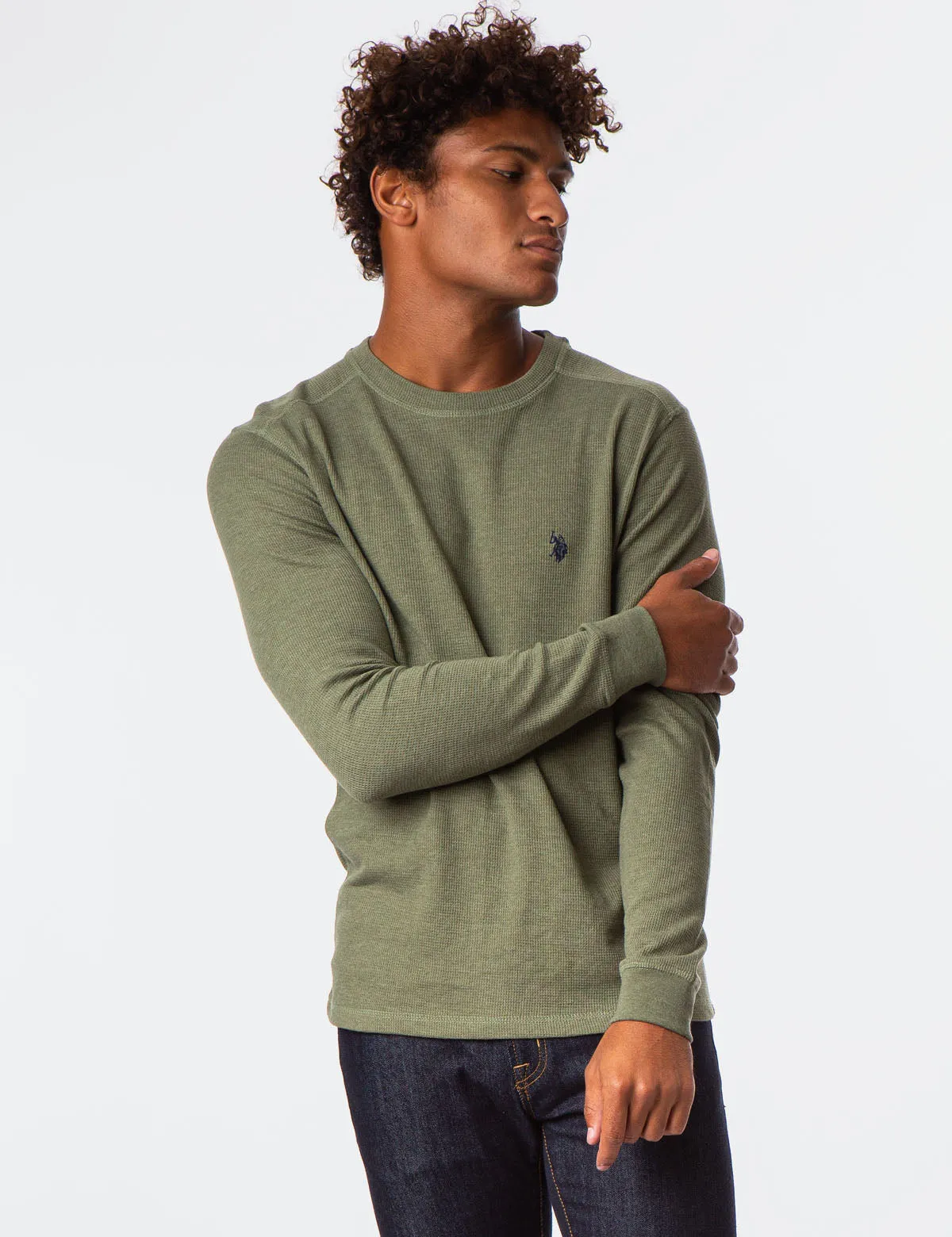 THERMAL CREW NECK SHIRT