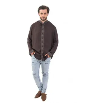 Traditional tunic-Light Brown