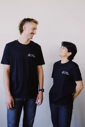 unisex t-shirt - hüt hani nöd so lust - black
