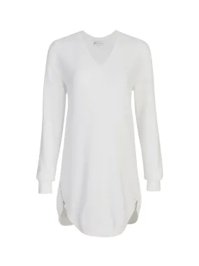V-Neck Side-Zip Tunic