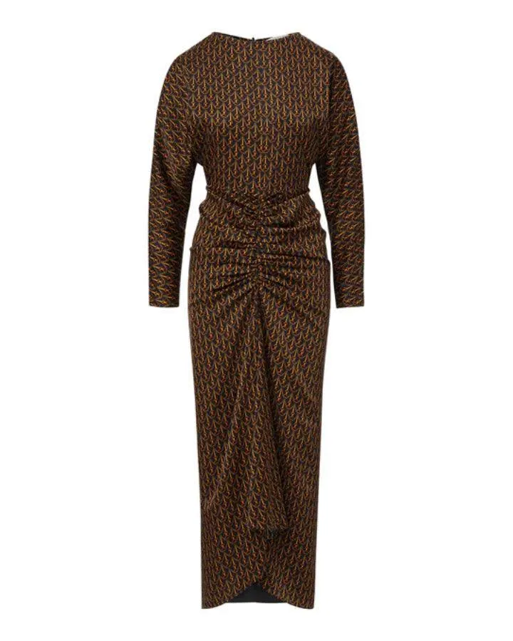 Veronica Beard Sabri Stirrup Print Dress