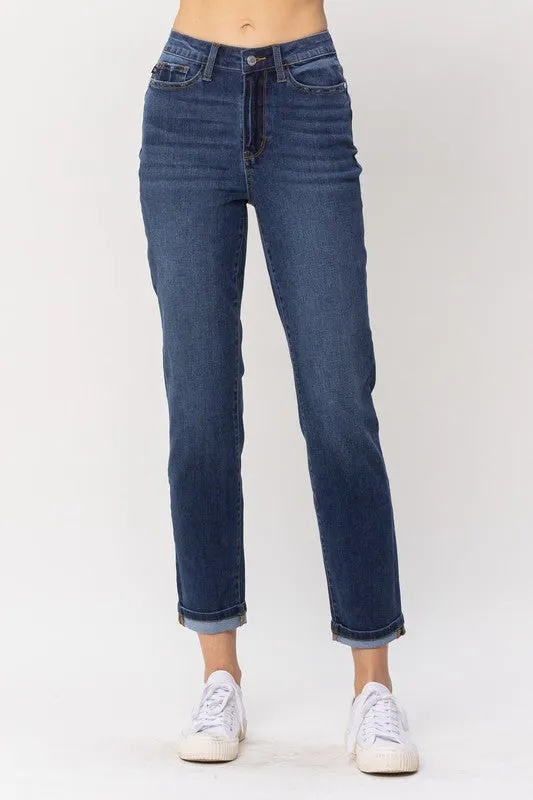 Veronica Judy Blue High Waist Boyfriend Jeans