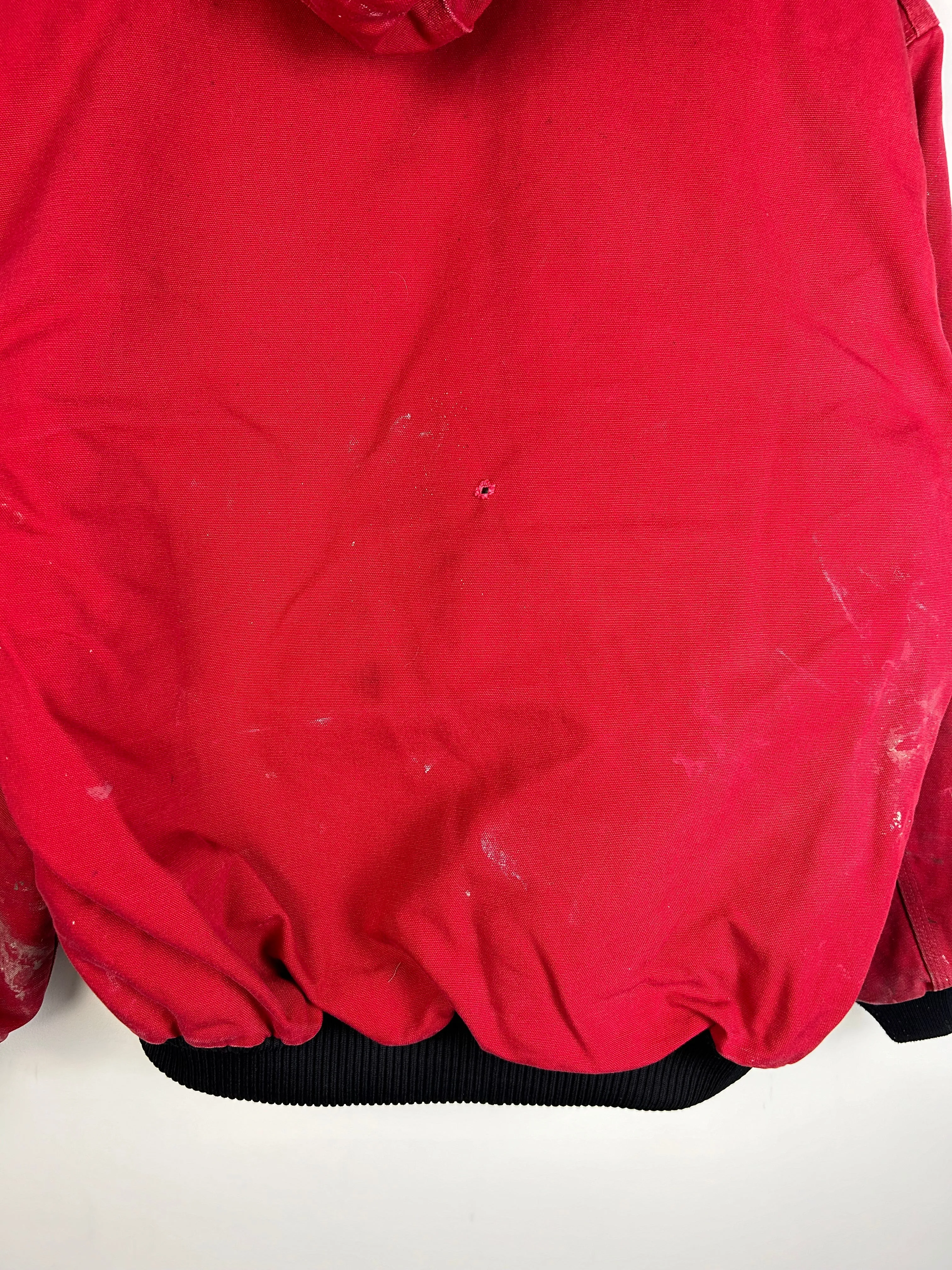 Vintage Carhartt Active Red Hooded Jacket J140