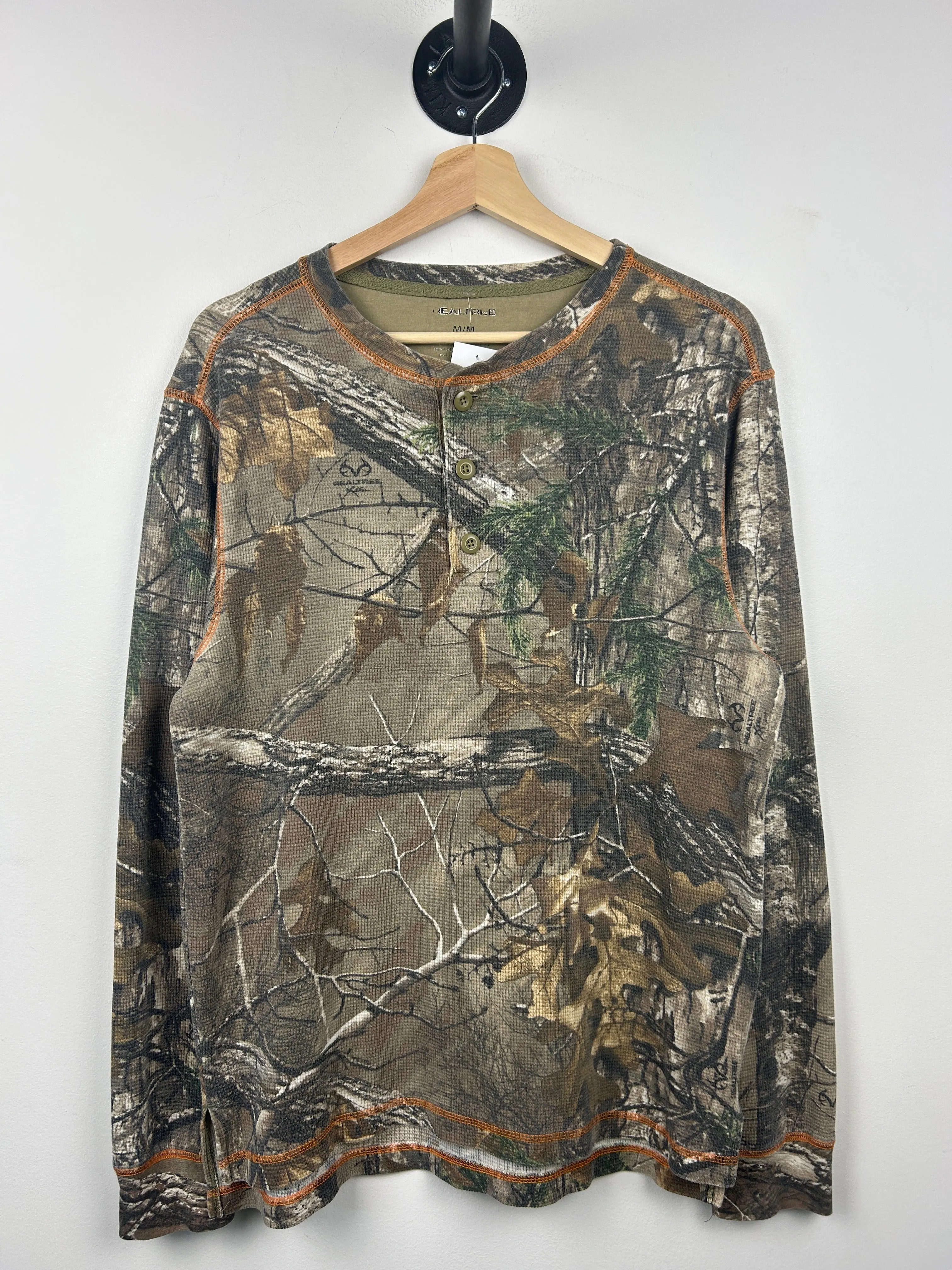 Vintage Real Tree Camo Thermal Long Sleeve
