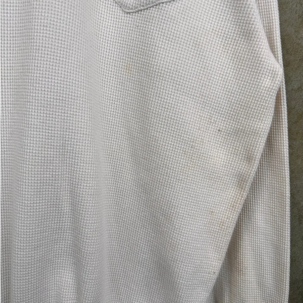 VTG 90s Polo Ralph Lauren Cookie Crest Thermal Shirt XL