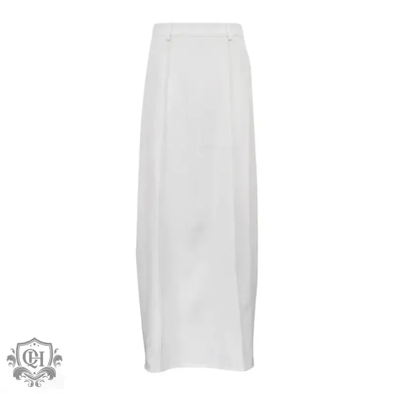 White Elegant Maxi Skirt
