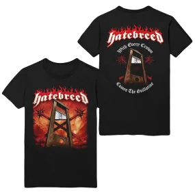 With Every Crown Comes The Guillotine Black Tee