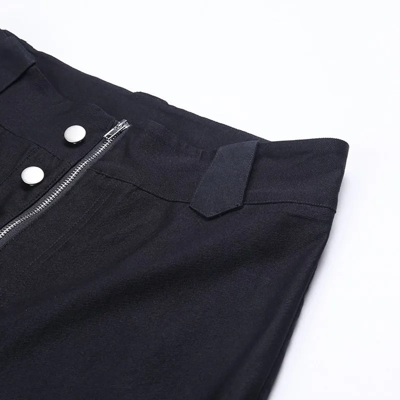 Women's Autumn Casual High Waist Solid Flare Pants