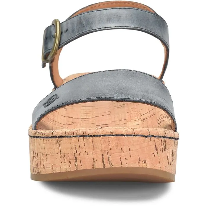 Women's Born Sari Sandal Color: Navy Oceano (Blue)
