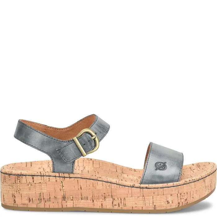 Women's Born Sari Sandal Color: Navy Oceano (Blue)