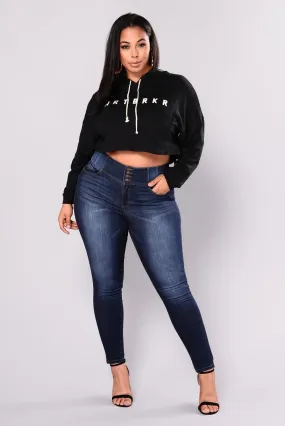 Women's Plus Size High Waist Jeans Casual Denim Jeans High Quality Pants