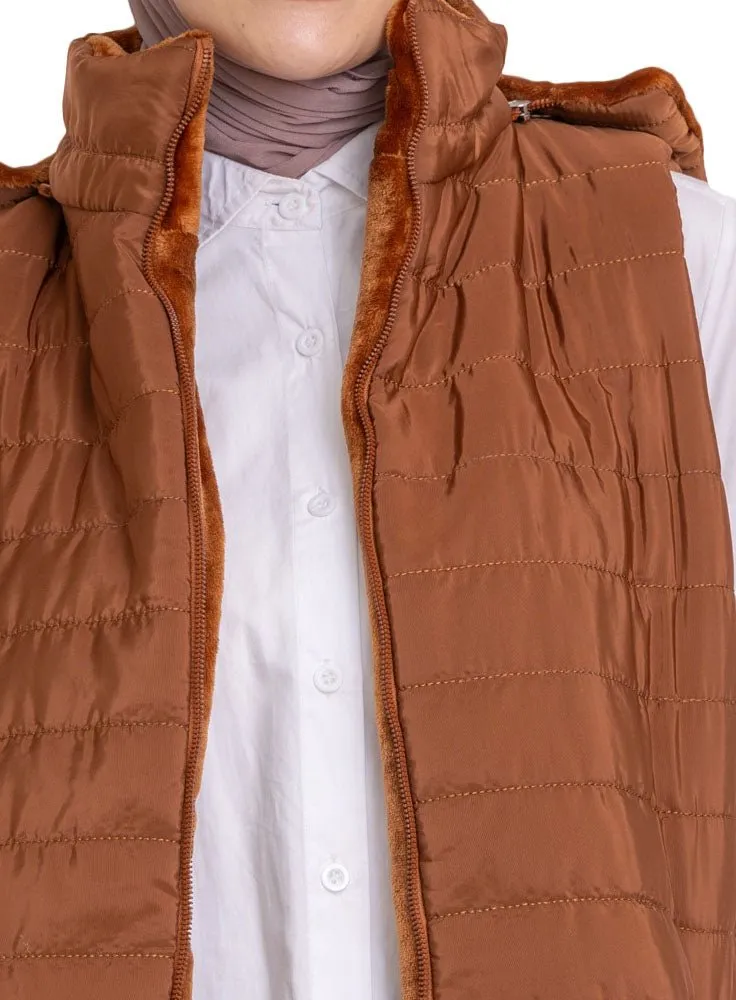 Wood L-Cut Double Face Jacket