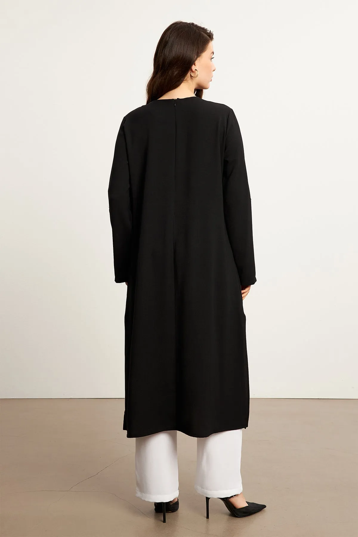 ZRF Women Afra Tunic Pants Set - Black White - Esposende