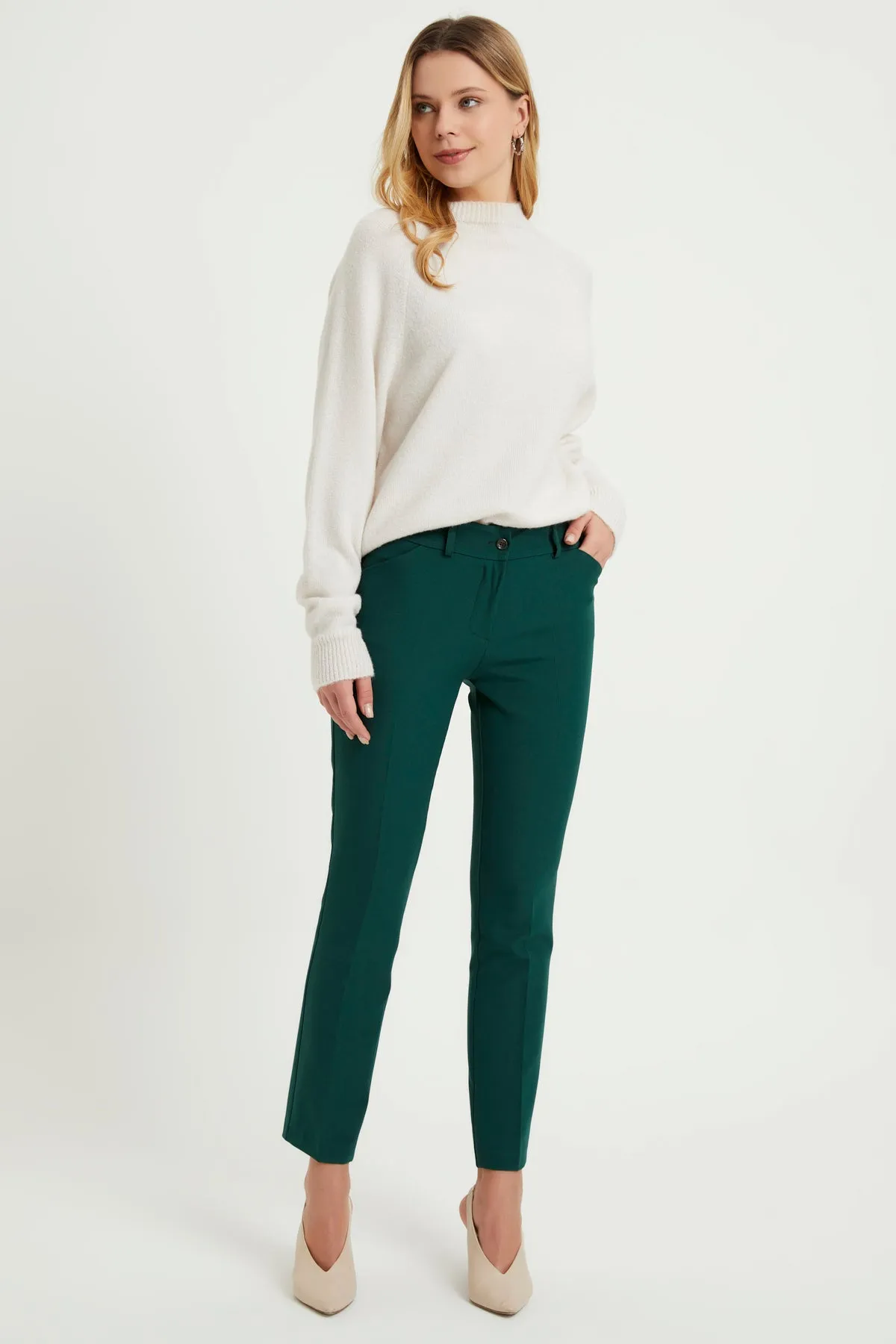 ZRF Women High Waist Pants - Emerald - Kempen