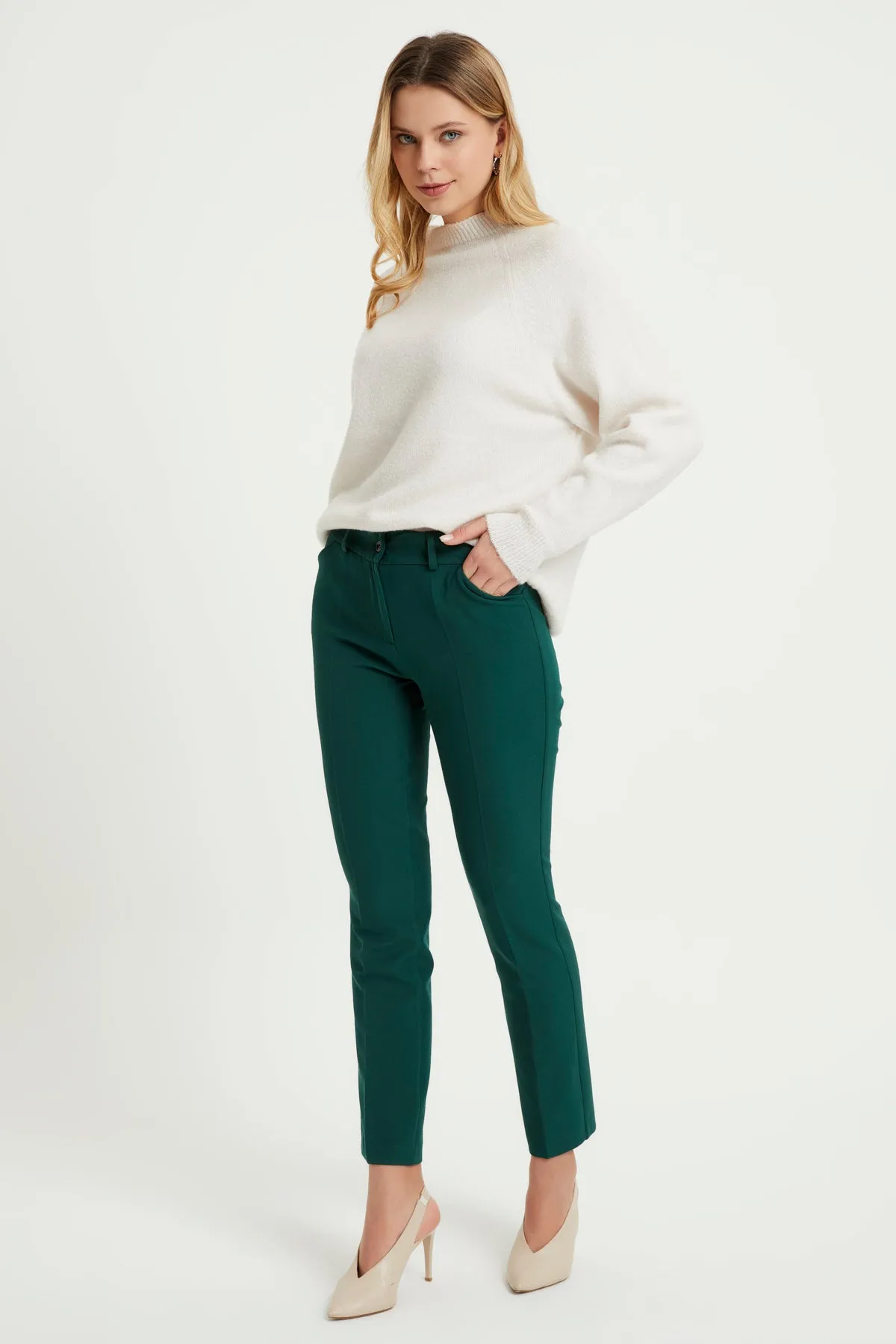 ZRF Women High Waist Pants - Emerald - Kempen
